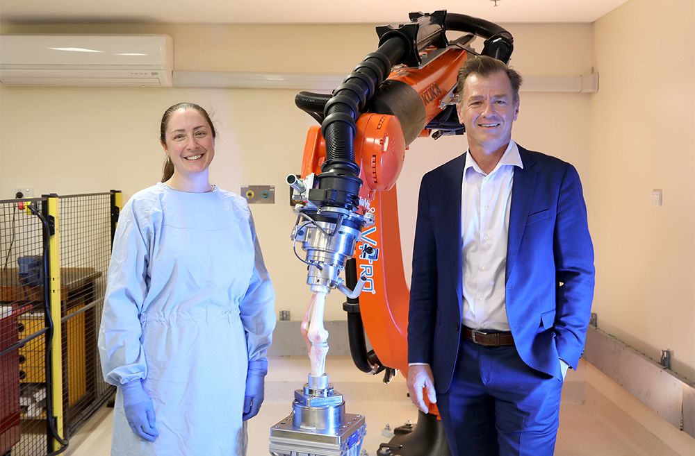 New robot driving innovation in joint surgery
