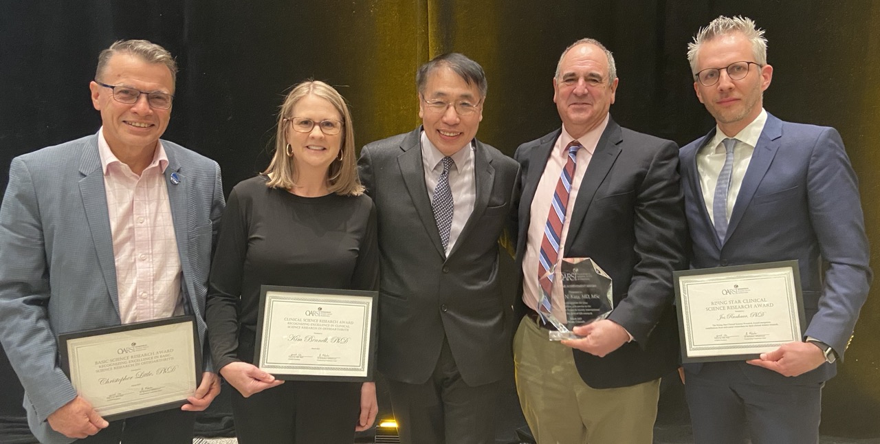 Global recognition for one of our musculoskeletal researchers