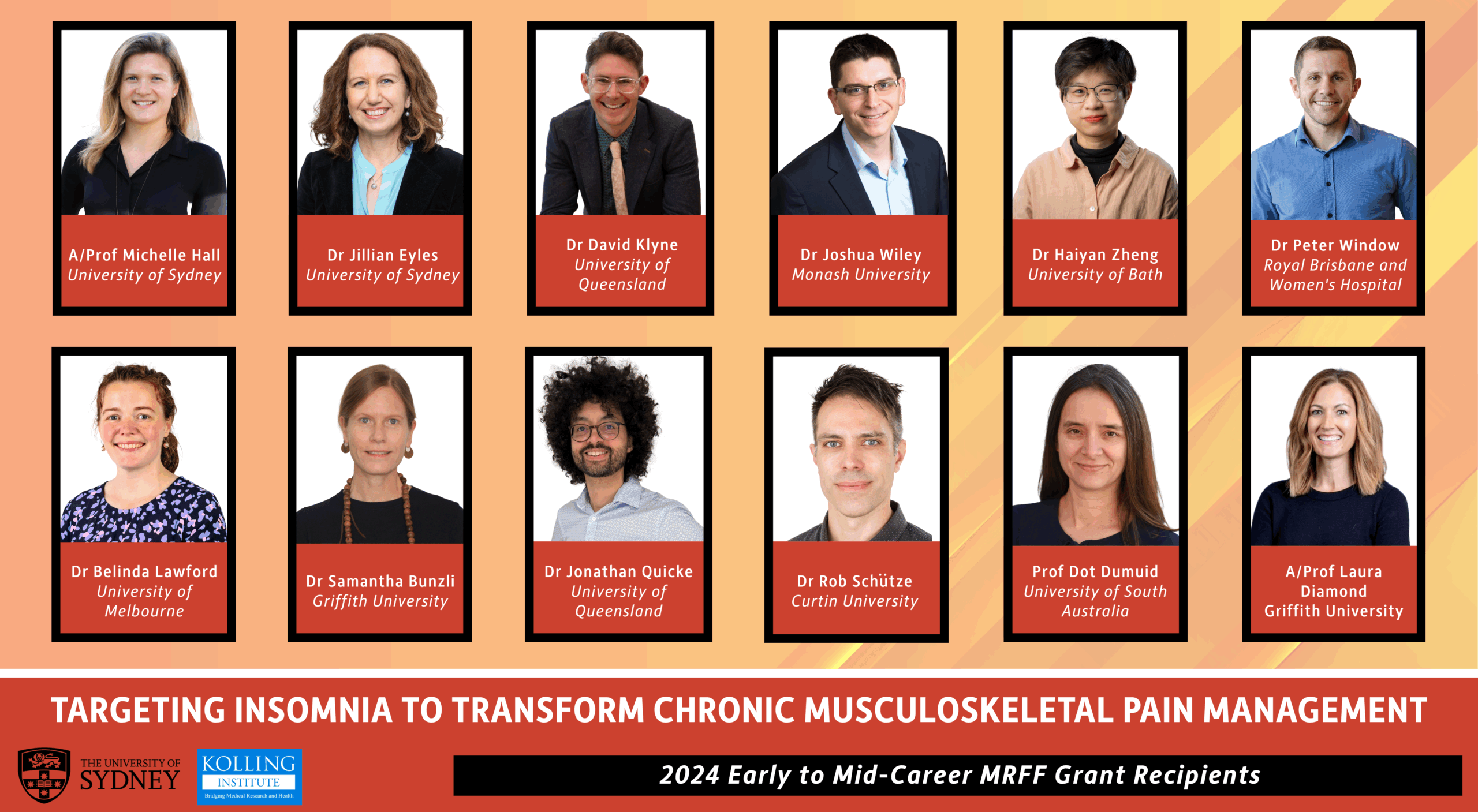 Pioneering study to improve sleep and reduce musculoskeletal pain