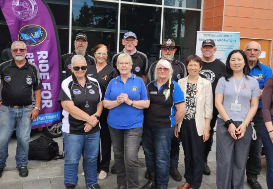 Epic journey to support vital rheumatoid arthritis research